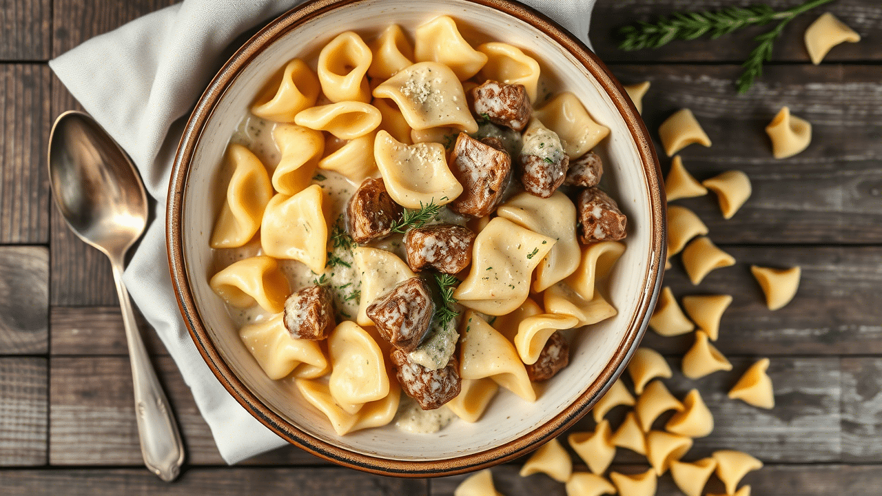 Creamy Beef and Bowtie Pasta: The Ultimate Comfort Food That Conquered Professional Kitchens