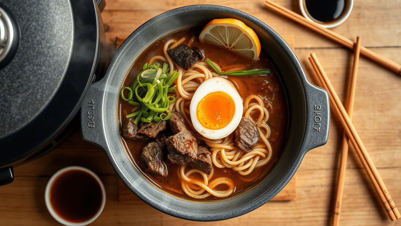 The Ultimate Slow Cooker Beef Ramen: Transforming Humble Ingredients into Restaurant-Quality Comfort