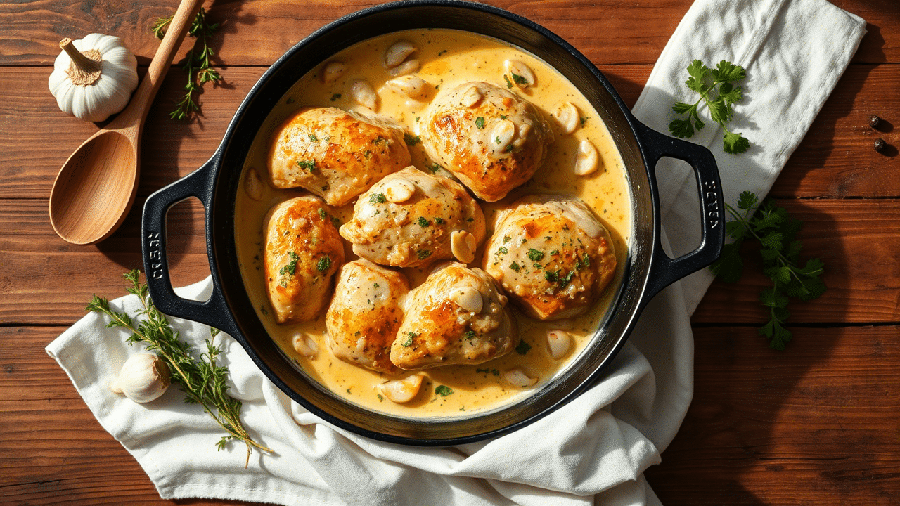 Creamy Garlic Chicken: A Professional Chef's Guide to Restaurant-Quality Comfort Food