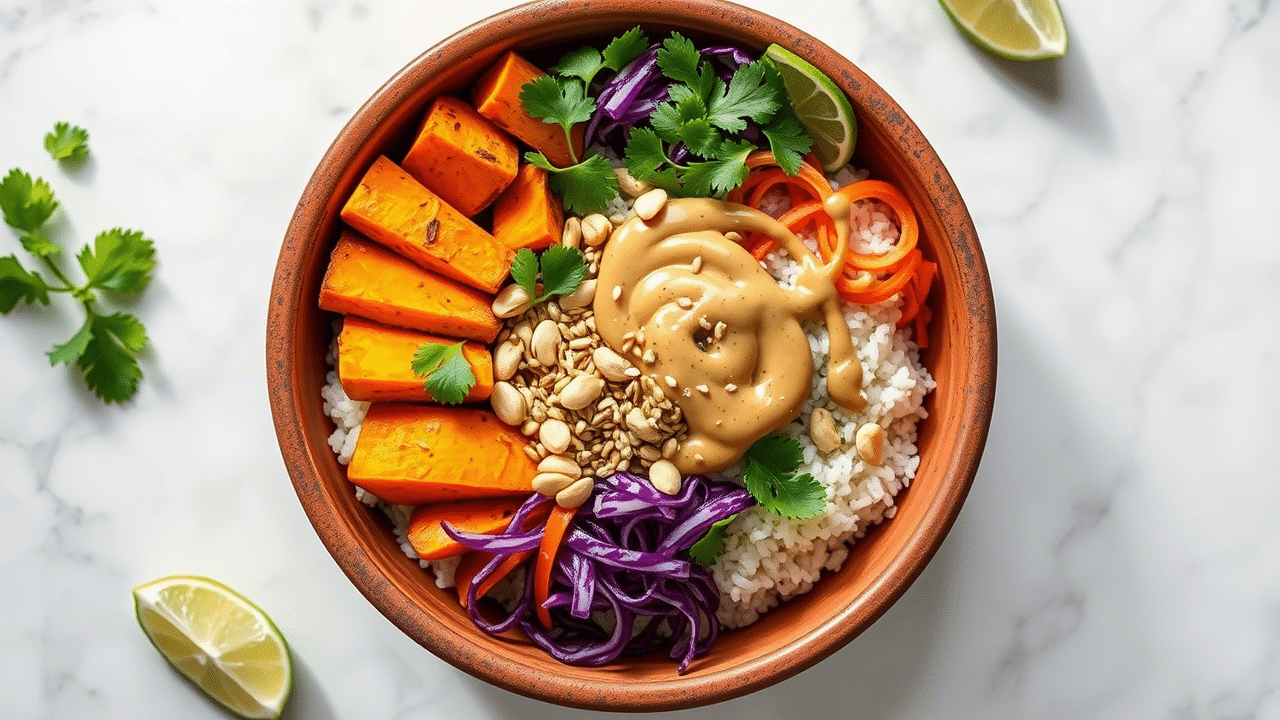 Thai Peanut Sweet Potato Buddha Bowl: A Professional Chef's Guide