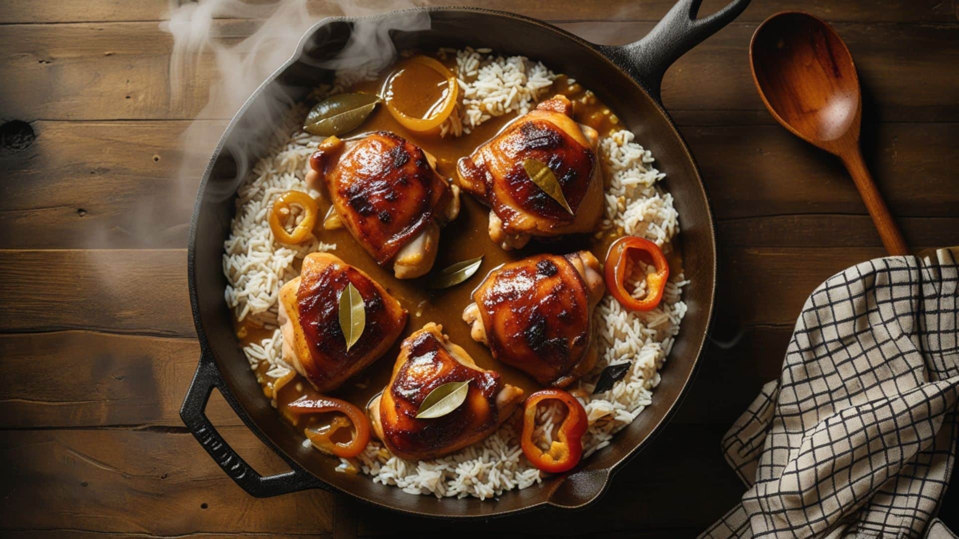 Smothered Chicken and Rice